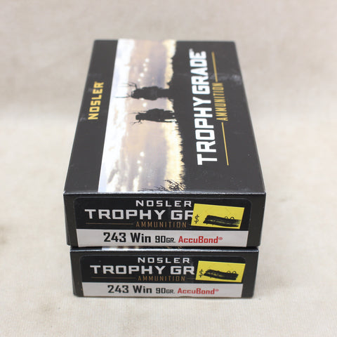 NEW Ammo 243 Win 90gr AccuBond x40 #12045ab1