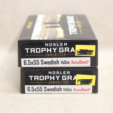NEW Ammo 6.5x55 Swedish 140gr AccuBond x40 #12045ab3
