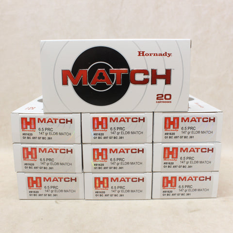 NEW Ammo 6.5 PRC 147gr ELD-Match x200 #12045ab4