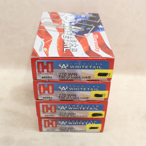 NEW Ammo 270 Win 130gr Interlock SP x80 #12045ab6
