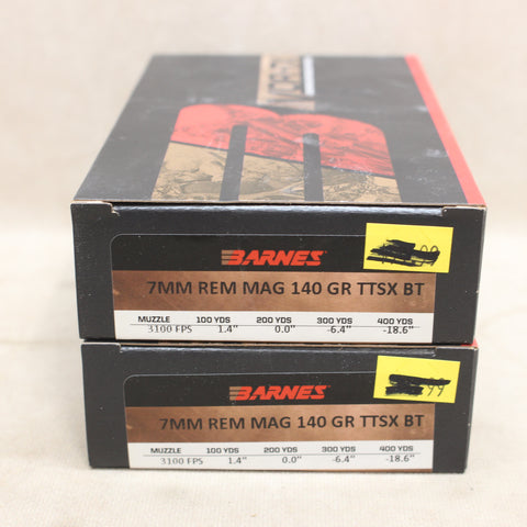 NEW Ammo 7mm Rem Mag 140gr TTSX BT x40 #12045ab9