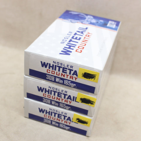 NEW Ammo 308 Win 165gr SB SP x60 #12045abd