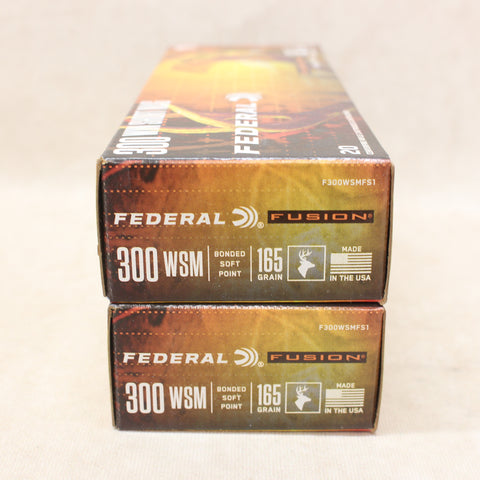 NEW Ammo 300 WSM 165gr Fusion BSP x40 #12045ac0