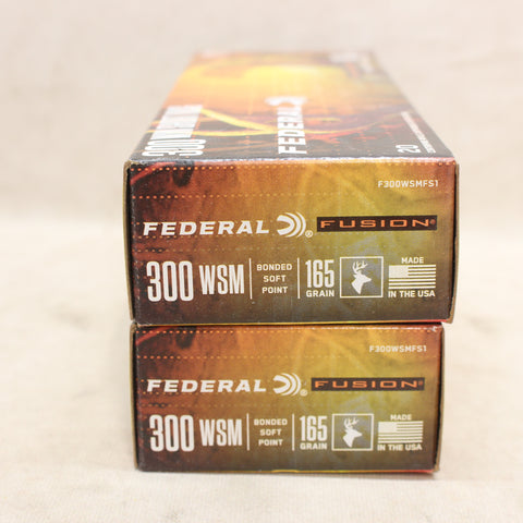 NEW Ammo 300 WSM 165gr Fusion BSP x40 #12045ac1
