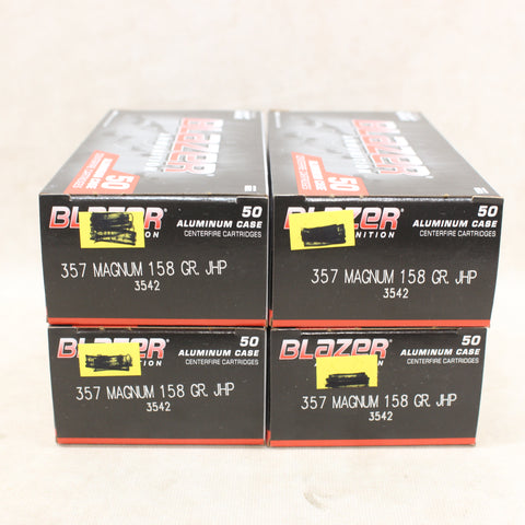 NEW Ammo 357 Mag 158gr JHP x200 #12045ac4