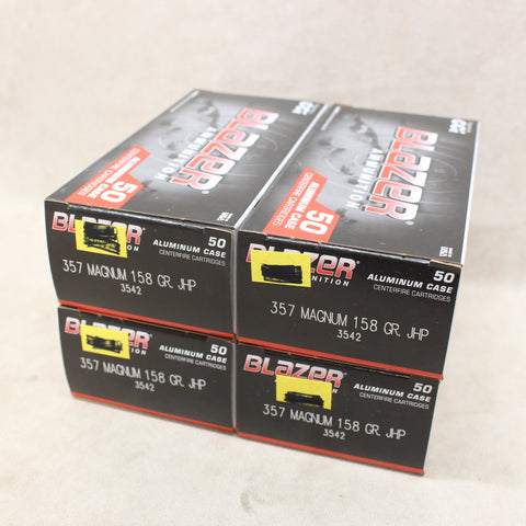 NEW Ammo 357 Mag 158gr JHP x200 #12045ac5
