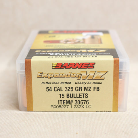 NEW ML Bullets 54 Cal 325gr MZ FB x15 #12045acd