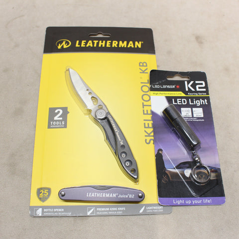 Leatherman Skeletool KB & Juice B2 w/ Flashlight #12035804