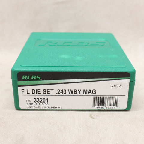 *NIB* 240 Wby Mag Reloading Dies #12035812