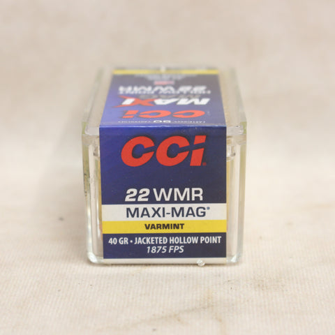 Ammo 22 WMR Maxi-Mag JHP x50 #12035813