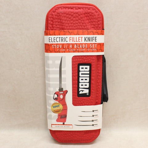 NEW Electric Fullet Knife 4-Blade Set #04075897