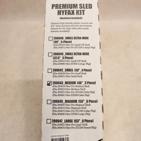 NEW Medium 46" Sled Hyfax Kit #04075911