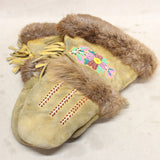 Vintage Beaver Fur Mittens #03306834