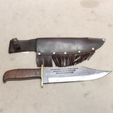9" Damascus Bowie Knife w/ Sheath #03306848