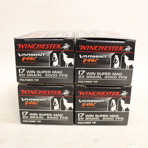 Ammo 17WSM 20Gr Polymer Tip x 200 #07075017