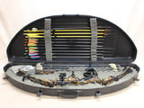 Pro Hunter LH Compound Bow w/ Case, Arrows, & More #06166821