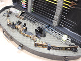 Pro Hunter LH Compound Bow w/ Case, Arrows, & More #06166821