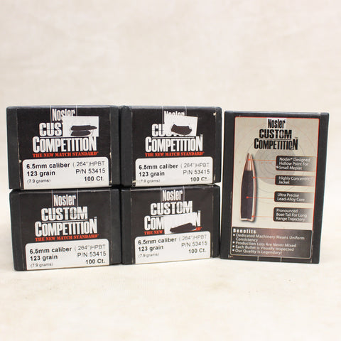NEW Bullets 6.5mm 123gr HPBT Match x500 #05075a71