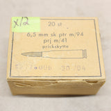 Collector's Ammo 6.5x55 Swedish x12 #02106862