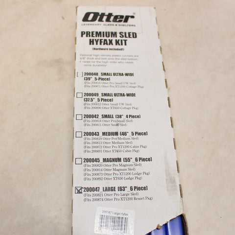 NEW 63" Pro Large Sled Hyfax Kit #04075905