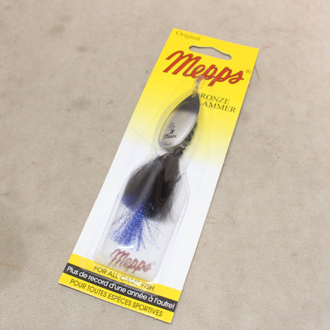 NEW Bronze Slammer "Silver/Black/Blue" No.5 Spinner #10225004