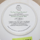 "The Red-Winged Blackbird" Collectible Plate #08256406