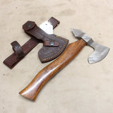 NEW Damascus Hatchet w/ Sheath #06226842