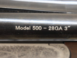 Model 500 Silver Engraved 28Ga SxS #08316005