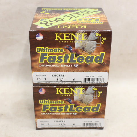 NEW Ammo Fastlead 20Ga 3" No.6 x50 #10275008