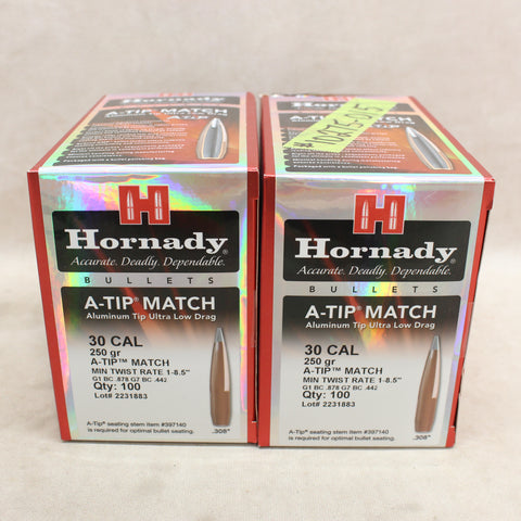Bullets 30Cal A-TIP Match x 100 #10275016