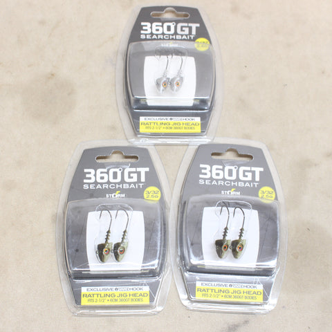 NEW 360GT 3/32oz Jig Head x6 #10275836