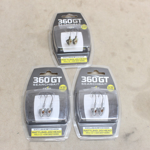 NEW 360GT 3/32oz Jig Head x6 #10275837