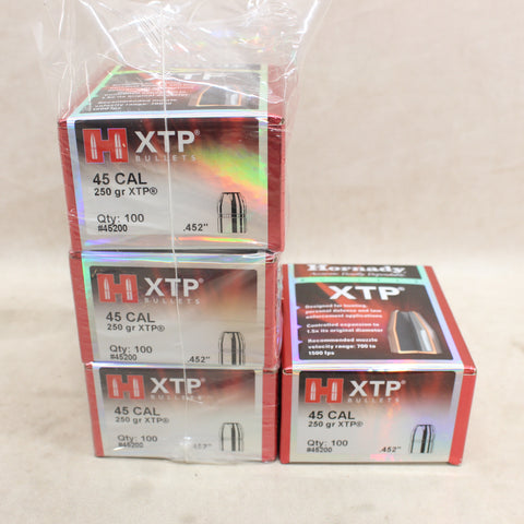 Bullets 45 Cal 250gr XTP x400 #10275886
