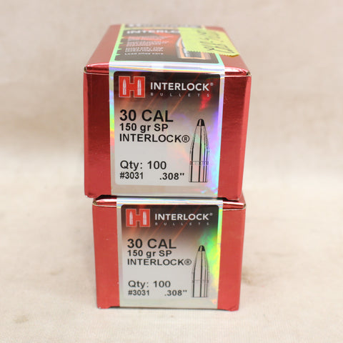 Bullets 30 Cal 150gr InterLock SP x200 #10275892