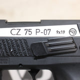CZ 75 P-07 177 Cal CO2 BB Pistol #06296839