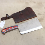 NEW 8" Forged Cleaver w/ Sheath #08316833