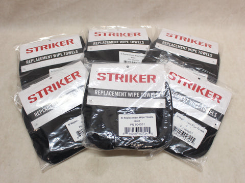 NEW Ice Fishing Bib Replacement Towels x6 Packs Black #04075891