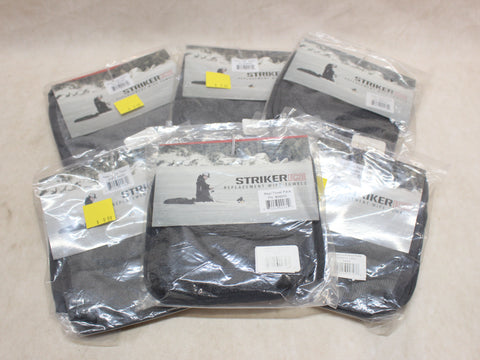 NEW Ice Fishing Bib Replacement Towels x6 Packs Grey #04075892