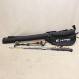 Fenwick, Frabill, and Daiwa Ice Rods w/ Tip-Up & Rod Case #04206803