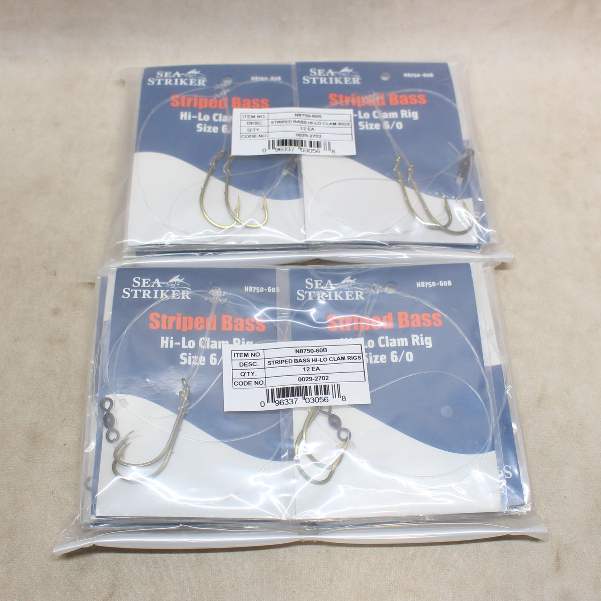 NEW Striped Bass Clam Rigs x24 #07215803 – Extreme Range Outfitters