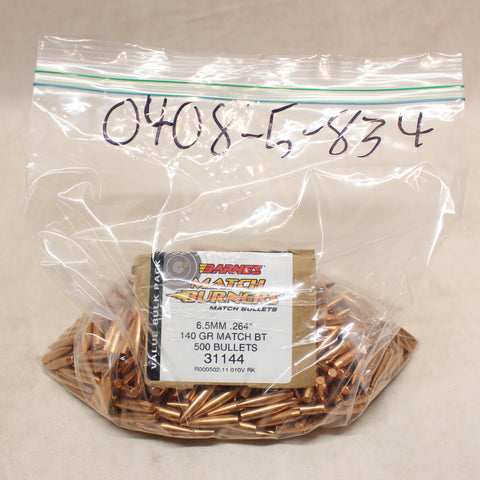 Bullets 6.5mm Match BT x500 #04085834