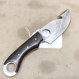NEW 3.5" Damascus Skinner w/ Sheath #09096831