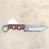 NEW 5" Forged Clip Point Knife w/ Sheath #07076817