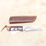 NEW  5.75" Forged Sheepsfoot Knife w/ Sheath#07076819