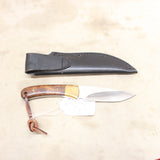 NEW 4.5" Forged Drop Point Knife w/ Sheath #07076820