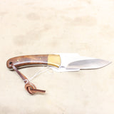 NEW 4.5" Forged Drop Point Knife w/ Sheath #07076820