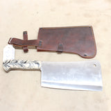 NEW 8" Forged Cleaver w/ Sheath #07076821