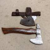 NEW Damascus Hatchet w/ Sheath #07076822