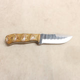 NEW 4" Forged Skinning Knife w/ Sheath #07076834