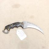 NEW 6" Damascus Karambit w/ Sheath #07076835